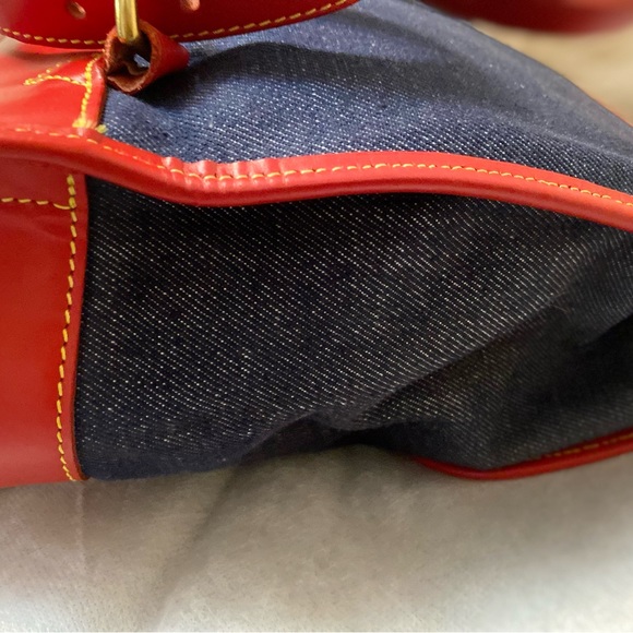 Dooney & Bourke Denim Backpack - Picture 8 of 14